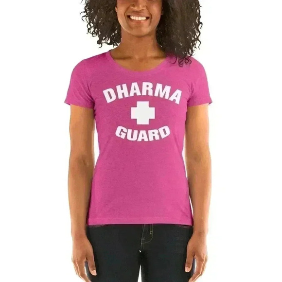 Embodywear Tops - Embodywear Dharma Guard Pink Tee XS / S NEW